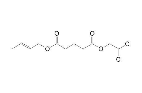 Glutaric acid, 2,2-dichloroethyl but-2-en-1-yl ester