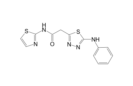 2-[5'-(Phenylamino)-1',3',4'-thiadiazol-2'-yl]-N-(thiazol-2"-yl)-acetamide