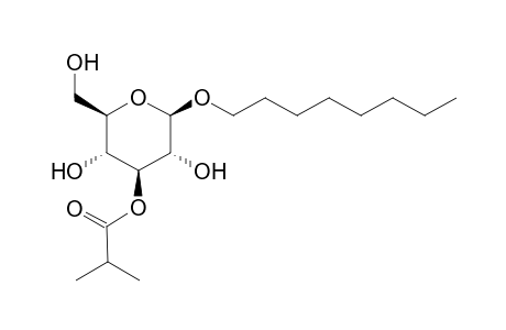 octyl 3-O-isobutyryl-.beta.-D-glucopyranoside