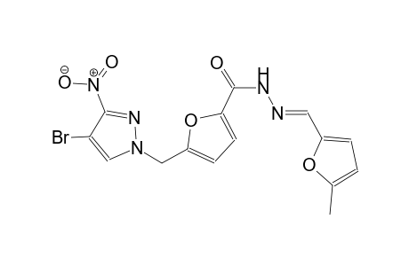5-[(4-bromo-3-nitro-1H-pyrazol-1-yl)methyl]-N'-[(E)-(5-methyl-2-furyl)methylidene]-2-furohydrazide
