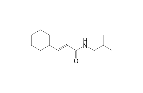 N-Isobutyl 3-cyclohexyl-(2E)-propenoic acid amide