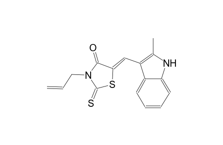 (5Z)-3-allyl-5-[(2-methyl-1H-indol-3-yl)methylene]-2-thioxo-1,3-thiazolidin-4-one