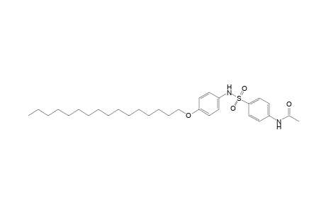 4'-{[p-(hexadecyloxy)phenyl]sulfamoyl}acetanilide