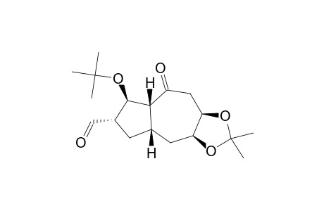 (1R*,4R*,8S*,10S*,12S*,13R*)-13-TERT.-BUTOXY-6,6-DIMETHYL-2-OXO-5,7-DIOXATRICYCLO-[8.3.0.0-(4,8)]-TRIDECYL-12-CARBALDEHYDE