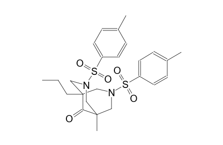 1-methyl-3,7-bis[(4-methylphenyl)sulfonyl]-5-propyl-3,7-diazabicyclo[3.3.1]nonan-9-one
