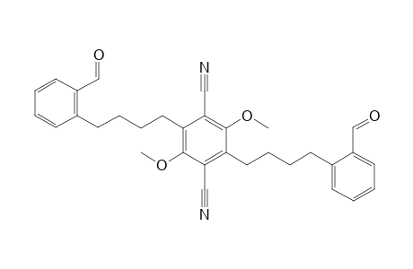 1,4-Dicyano-2,5-bis[4'-(2"-formylphenyl) butyl]-3,6-dimethoxybenzene