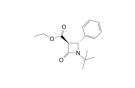 (3S,4R)-ethyl 1-(tert-butyl)-2-oxo-4-phenylazetidine-3-carboxylate