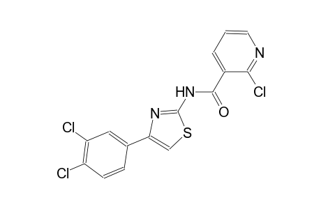 2-chloro-N-[4-(3,4-dichlorophenyl)-1,3-thiazol-2-yl]nicotinamide