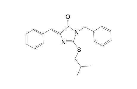 3-Benzyl-5-benzylidene-2-isobutylsulfanyl-imidazol-4-one