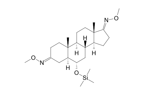 6.ALPHA.-[(TRIMETHYLSILYL)OXY]-5.ALPHA.-ANDROSTAN-3,17-DIONE(3,17-DI-O-METHYLOXIME)