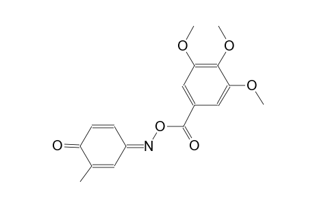 (4E)-2-methyl-2,5-cyclohexadiene-1,4-dione 4-[O-(3,4,5-trimethoxybenzoyl)oxime]