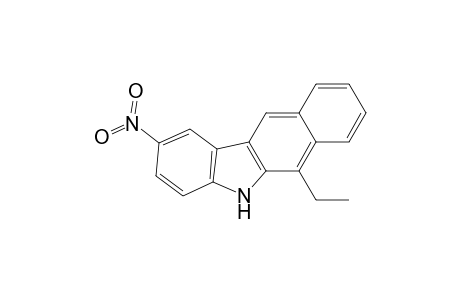 6-Ethyl-2-nitro-5H-benzo[b]carbazole