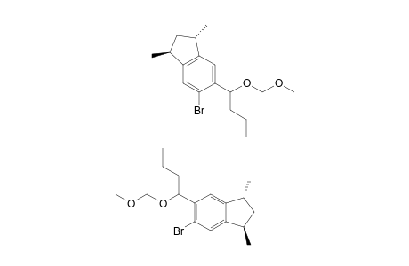 (trans)-5-Bromo-6-[1'-(methoxymethyl)oxybutyl]-1,3-dimethylindan