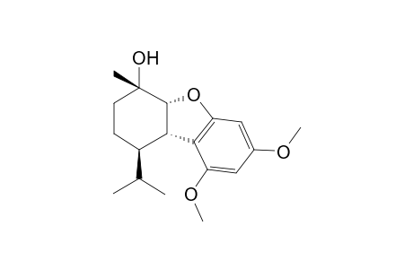 (1R,4S,4aR,9bS)-1-isopropyl-7,9-dimethoxy-4-methyl-2,3,4a,9b-tetrahydro-1H-dibenzofuran-4-ol