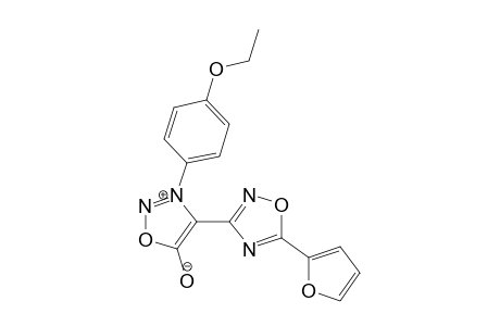 3-(p-Ethoxyphenyl)-4-[2-furyl-.delta.(2)-1,2,4-oxadiazol-3-yl]sydnone