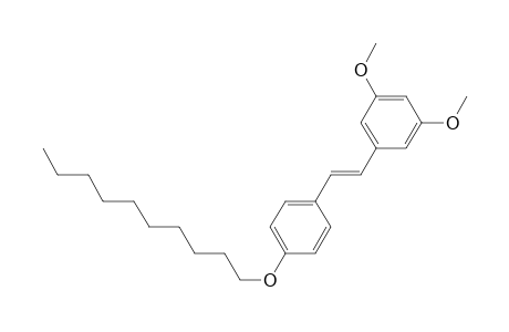 (E)-1-[4-(Decyloxy)phenyl]-2-(3,5-dimethoxyphenyl)ethene