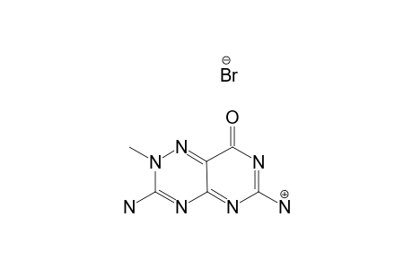 3,6-DIAMINO-2-METHYLPYRIMIDO-[4,5-E]-[1,2,4]-TRIAZIN-8-ONE-HYDROBROMIDE