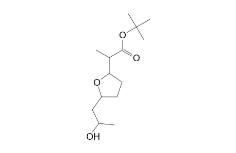 tert-Butyl 2-[5-(2-hydroxypropyl)tetrahydro-2-furanyl]propanoate