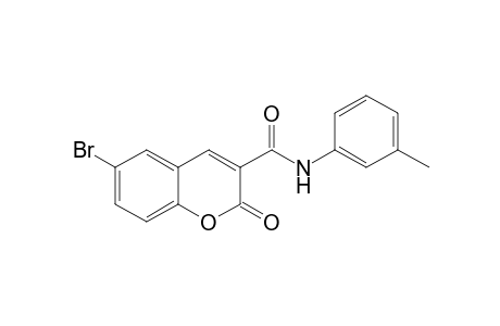 6-Bromanyl-N-(3-methylphenyl)-2-oxidanylidene-chromene-3-carboxamide