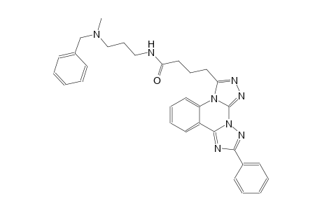 di[1,2,4]triazolo[4,3-a:1,5-c]quinazoline-3-butanamide, N-[3-[methyl(phenylmethyl)amino]propyl]-10-phenyl-
