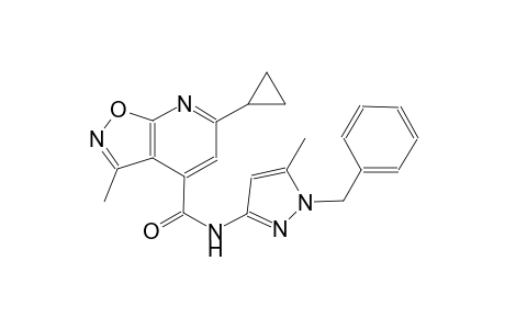 isoxazolo[5,4-b]pyridine-4-carboxamide, 6-cyclopropyl-3-methyl-N-[5-methyl-1-(phenylmethyl)-1H-pyrazol-3-yl]-