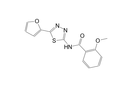 N-[5-(2-furyl)-1,3,4-thiadiazol-2-yl]-2-methoxybenzamide