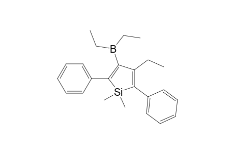 Diethyl-(4-ethyl-1,1-dimethyl-2,5-diphenyl-3-silolyl)borane