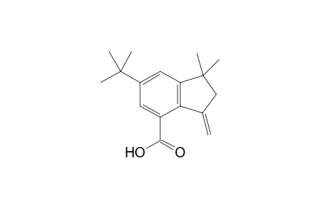 6-tert-Butyl-1,1-dimethyl-3-methylene-4-indancarboxylic acid