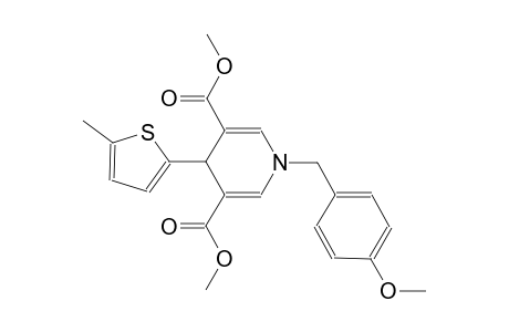 3,5-pyridinedicarboxylic acid, 1,4-dihydro-1-[(4-methoxyphenyl)methyl]-4-(5-methyl-2-thienyl)-, dimethyl ester