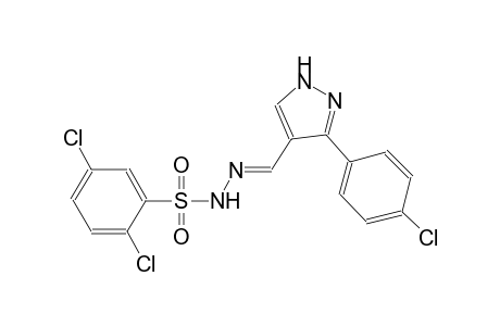 2,5-dichloro-N'-{(E)-[3-(4-chlorophenyl)-1H-pyrazol-4-yl]methylidene}benzenesulfonohydrazide