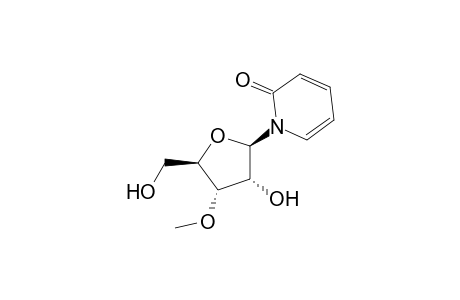 2(1H)-Pyridinone, 1-(3-O-methyl-.beta.-D-ribofuranosyl)-
