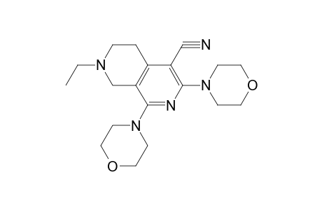 7-Ethyl-1,3-di(4-morpholinyl)-5,6,7,8-tetrahydro[2,7]naphthyridine-4-carbonitrile