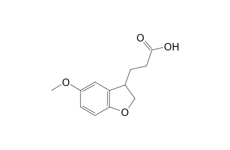 2,3-dihydro-5-methoxy-3-benzofuranpropionic acid