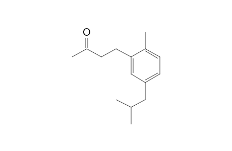 4-(5-isobutyl-2-methyl-phenyl)butan-2-one