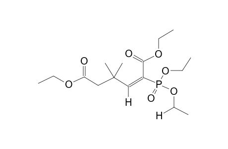 TETRAETHYL (E)-4,4-DIMETHYL-2-PHOSPHONO-2-HEXENEDIOATE