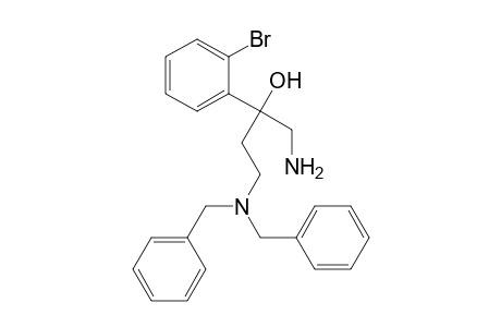 Benzenemethanol, .alpha.-(aminomethyl)-.alpha.-[2-[bis(phenylmethyl)amino]ethyl]-2-bro mo-