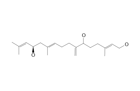 (2E,10E,13R)-3,11,15-trimethyl-7-methylidenehexadeca-2,10,14-triene-1,6,13-triol