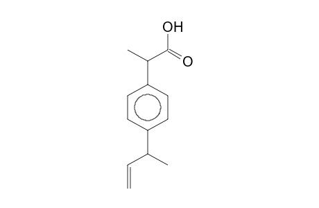 Propanoic acid, 2-[4-(1-buten-3-yl)phenyl]-