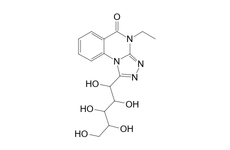 1-(D-Gluco-pentitol-1'-yl)-4-ethyl-1,2,4-triazolo[4,3-a]quinazolin-5(4H)-one