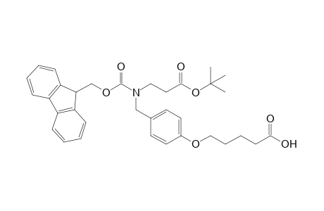 5-[4-[[(3-tert-butoxy-3-keto-propyl)-(9H-fluoren-9-ylmethoxycarbonyl)amino]methyl]phenoxy]valeric acid