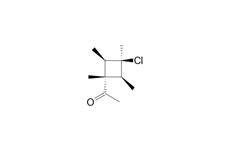 Ethanone, 1-(3-chloro-1,2,3,4-tetramethylcyclobutyl)-, (1.alpha.,2.beta.,3.alpha.,4.beta.)-