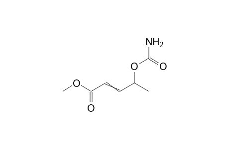 Methyl (e)-4-carbamoyloxy-2-pentenoate