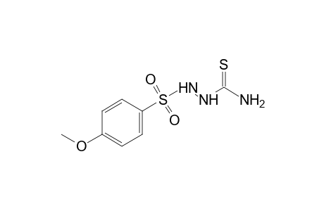 1-{[p-methoxy)phenyl]sulfonyl}-3-thiosemicarbazide