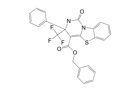 3-PHENYL-4-BENZYLOXYCARBONYL-TRIFLUOROMETHYL-2,3-DIHYDRO-1-H-PYRIMIDO-[6.1-B]-[1.3]-BENZOTHIAZOL-1-ONE
