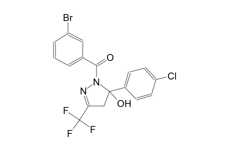 1H-pyrazol-5-ol, 1-(3-bromobenzoyl)-5-(4-chlorophenyl)-4,5-dihydro-3-(trifluoromethyl)-