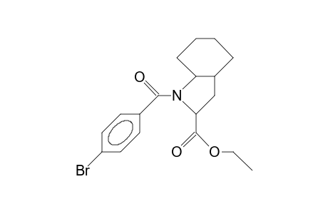 1-(4-Bromo-benzoyl)-2-carbethoxy-perhydro-indole