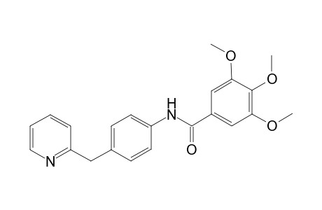 3,4,5-trimethoxy-N-[4-(pyridin-2-ylmethyl)phenyl]benzamide