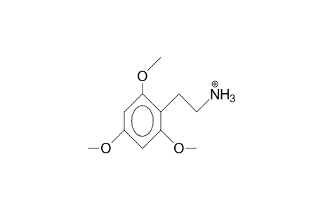 2,4,6-Trimethoxy-phenethylamine cation