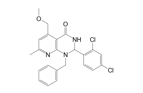 1-Benzyl-2-(2,4-dichlorophenyl)-5-methoxymethyl-7-methyl-2,3-dihydropyrido[2,3-d]pyrimidin-4(1H)-one