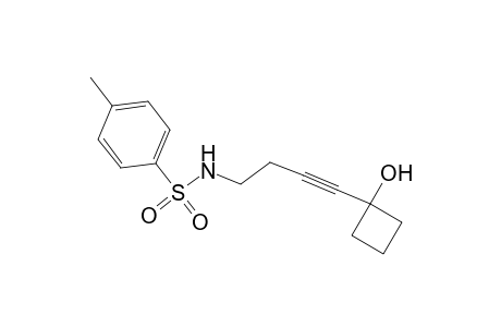 N-(4-(1-hydroxycyclobutyl)but-3-ynyl)-4-methylbenzenesulfonamide